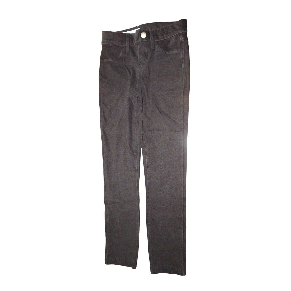 Wonder Nation Girls M 7/8 Black Jeggings Adjustable Waist Stretch Pants